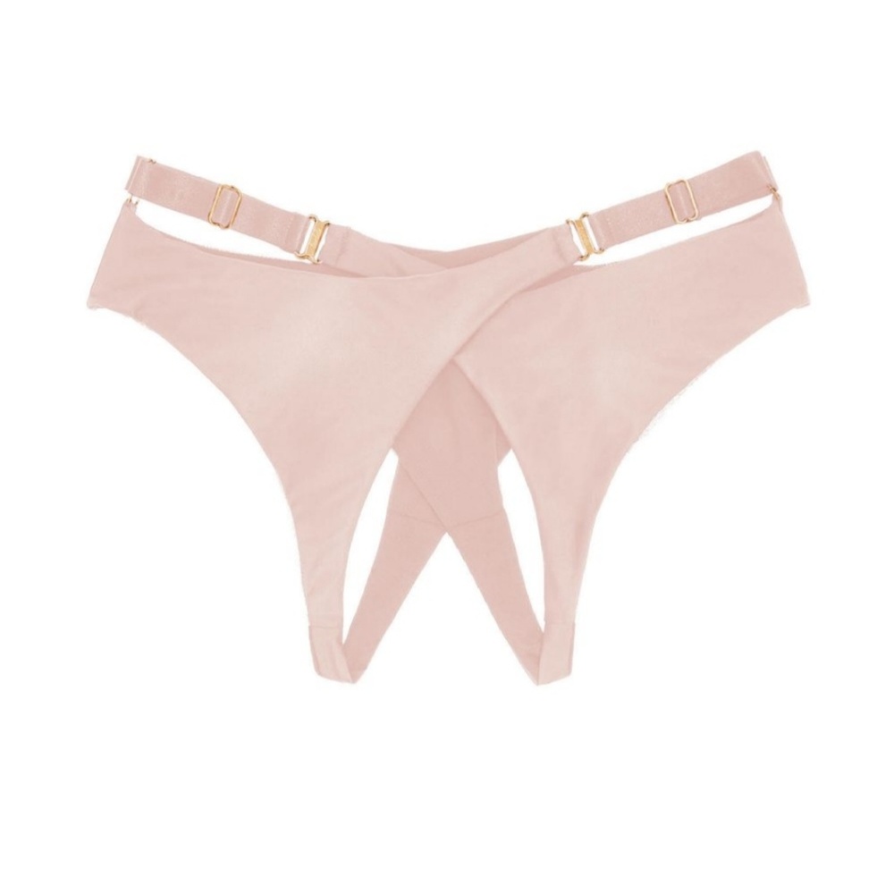 Bordelle Allegra Ouvert/crotchless Wrap Brief 24k